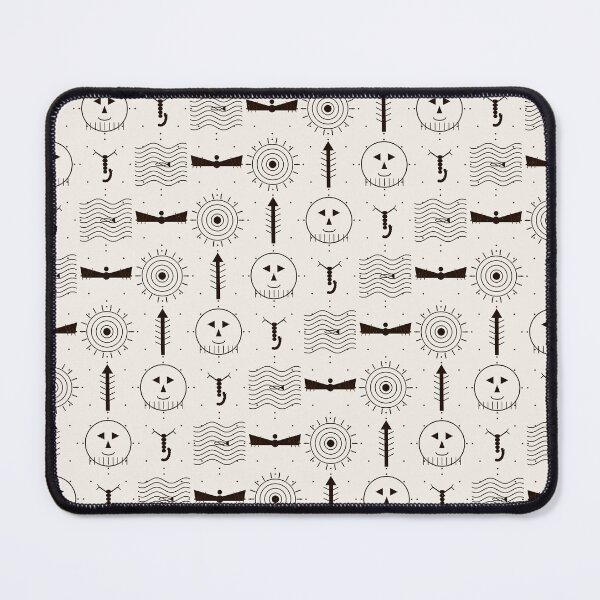 Item preview, African Tribal Tattoo Symbols Black Ink Pattern Art  designed and sold by AfricanArtHub.