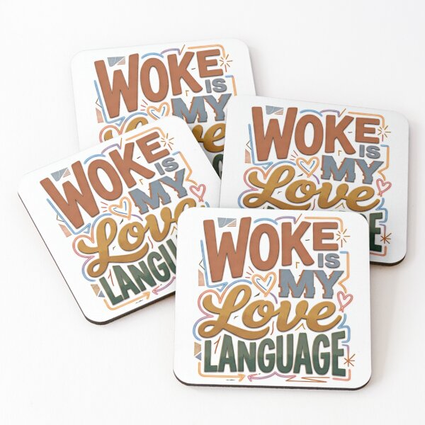 Item preview, Woke is my love language  designed and sold by ShonaCallumArt.