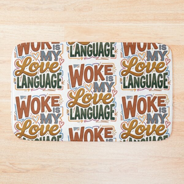 Item preview, Woke is my love language  designed and sold by ShonaCallumArt.
