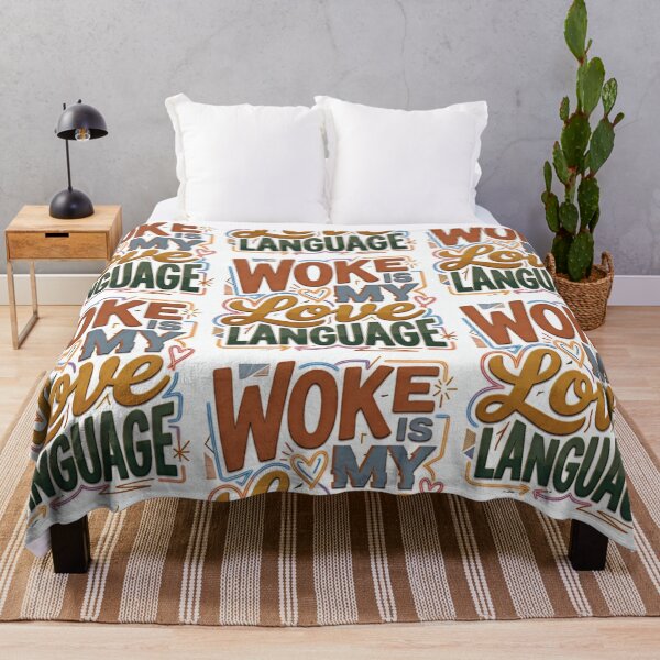 Item preview, Woke is my love language  designed and sold by ShonaCallumArt.