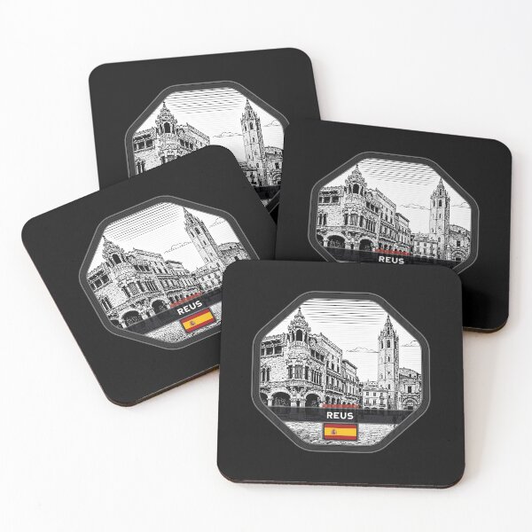 Item preview, Reus Spain Linocut Style  designed and sold by Thistle-TShop.