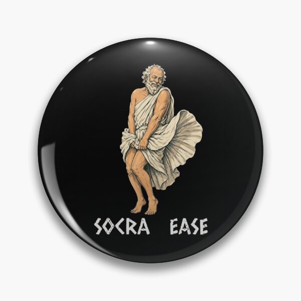 Item preview, Socrates Marilyn Monroe Parody Funny Greek Philosophy Pun Socratease designed and sold by haitrieuic96.