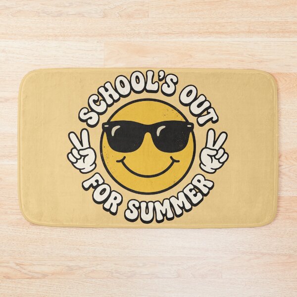 Item preview, Schools Out For Summer Retro Smiley Face Peace Sign Vintage Mascot designed and sold by AdyKurniawan.