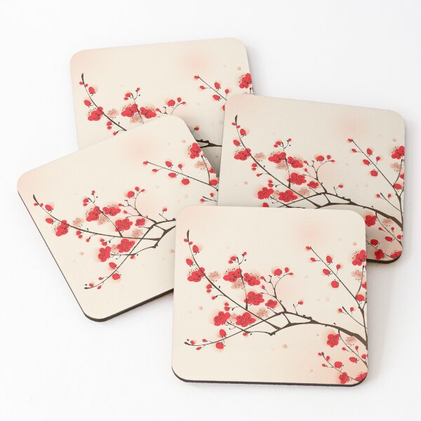 Item preview, Oriental Plum Blossoms in Bloom - 008 designed and sold by OriArtiste.