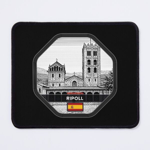 Item preview, Ripoll Spain Linocut Style designed and sold by Thistle-TShop.