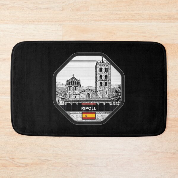 Item preview, Ripoll Spain Linocut Style  designed and sold by Thistle-TShop.