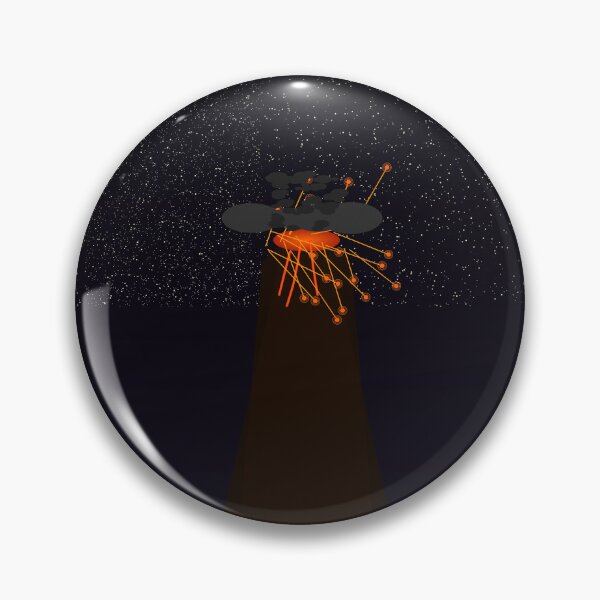 Item preview, African Volcano Night Lava Stars Dark Dramatic Art  designed and sold by AfricanArtHub.