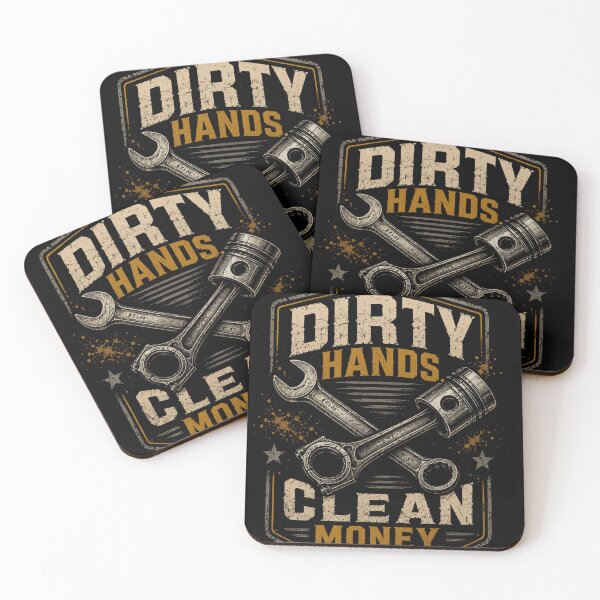 Item preview, Dirty Hands Clean Money Diesel Mechanic Shirt designed and sold by Serigraphy.