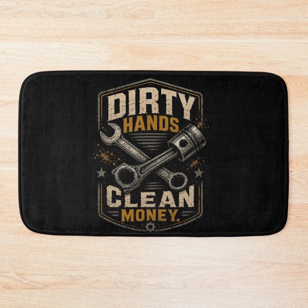 Item preview, Dirty Hands Clean Money Diesel Mechanic Shirt designed and sold by Serigraphy.