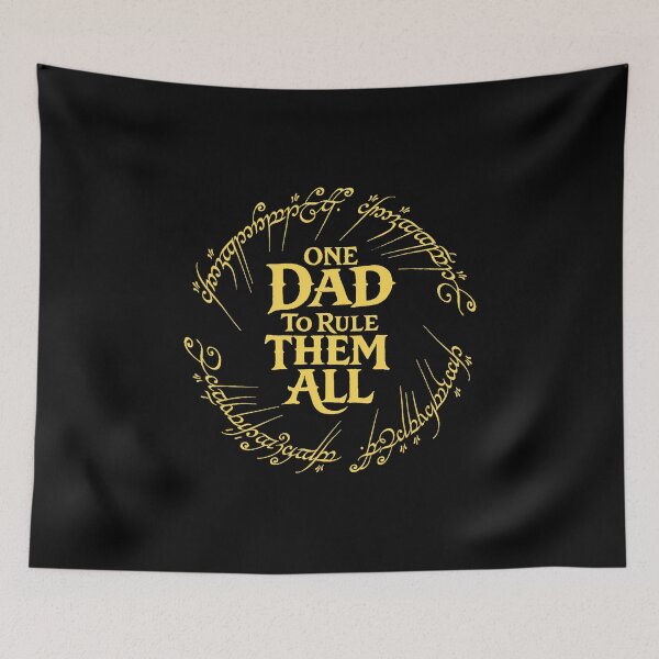 Item preview, One Dad to Rule Them All Funny Fantasy Nerd Dad Graphic designed and sold by thomas-frame.