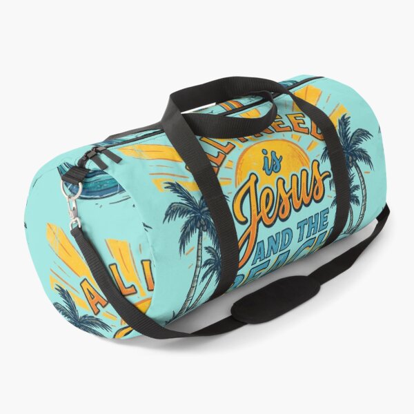 Item preview, All I Need Is Jesus And The Beach Retro Vintage Surf Christian Summer designed and sold by AdyKurniawan.