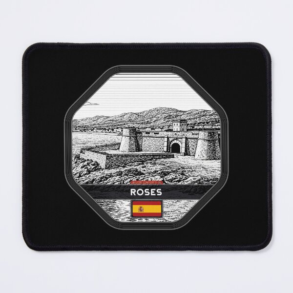 Item preview, Roses Spain Linocut Style  designed and sold by Thistle-TShop.