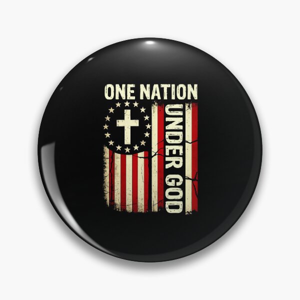 Item preview, One Nation Under God Flag 4th of July Patriotic Christian designed and sold by thomas-frame.