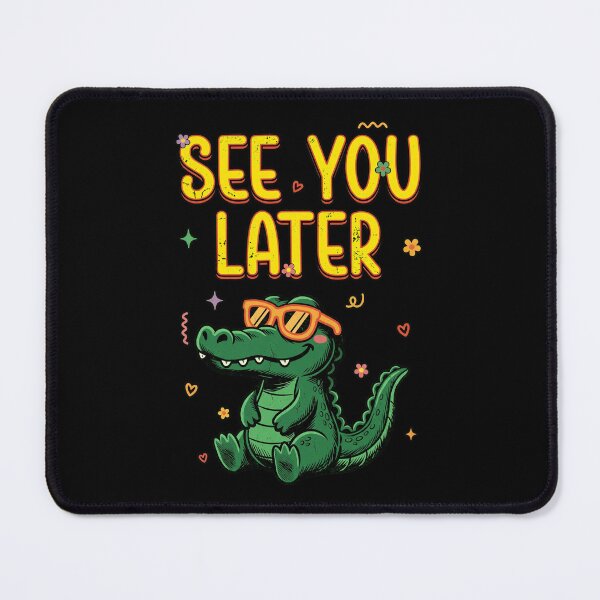 Item preview, Retro See You Later Alligator Cute Animal Pun designed and sold by Vermanartist.