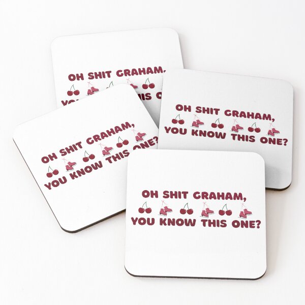 Item preview, Off Campus Quote Oh Shit Graham You Know This One Hockey Romance Reader Meme designed and sold by Dela3.
