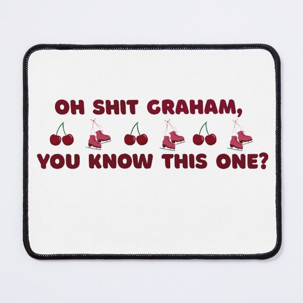Item preview, Off Campus Quote Oh Shit Graham You Know This One Hockey Romance Reader Meme designed and sold by Dela3.