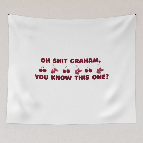 Item preview, Off Campus Quote Oh Shit Graham You Know This One Hockey Romance Reader Meme designed and sold by Dela3.