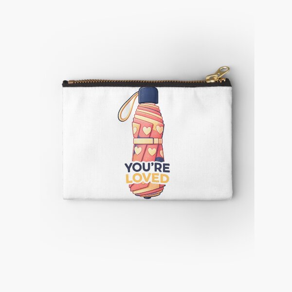 Item preview, you're loved umbrella design — cozy rainy day print designed and sold by SoftSproutstu.