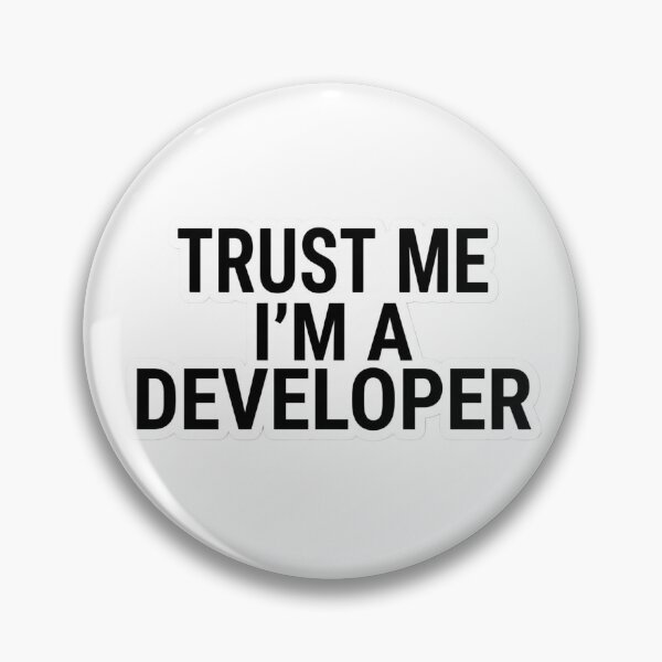 Artikelvorschau, Vertrau mir, ich bin ein Entwickler – Lustiger Programmierer-Aufkleber entworfen und verkauft von CtrlZHumor.