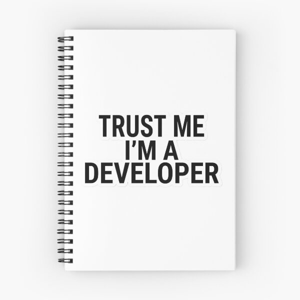 Item preview, Trust Me I'm A Developer – Funny Programmer Sticker designed and sold by CtrlZHumor.