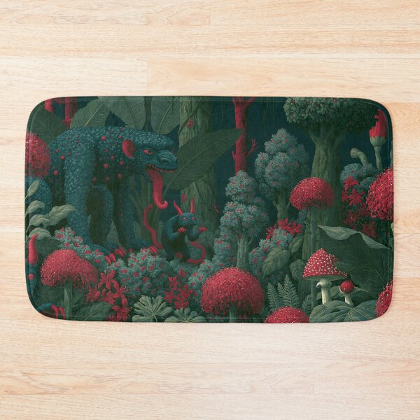 Item preview, Crimson Beasts of the Forbidden Jungle designed and sold by Absyntart.
