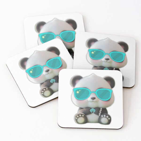 Item preview, Cute Summer Panda with Sunglasses | Kawaii Beach Vibes designed and sold by lunadesignsmoon.
