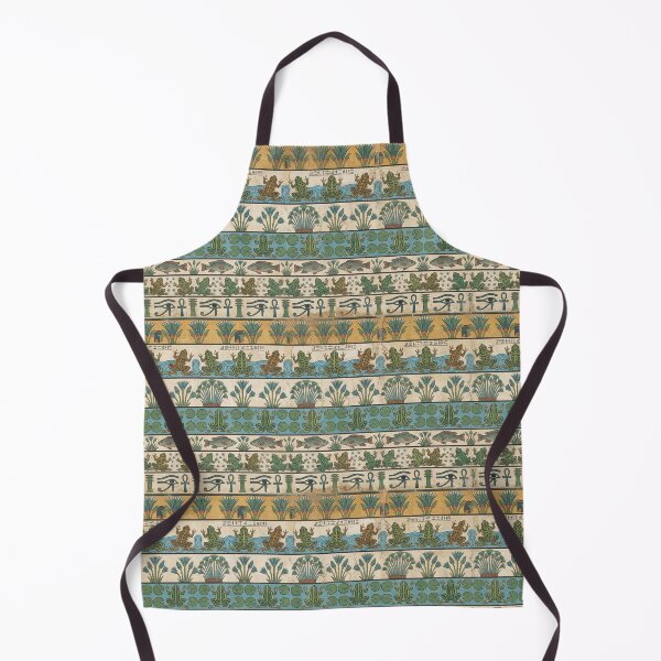 Item preview, The Swamps of Heket: Ancient Egyptian Faience Frog and Lotus Pattern designed and sold by FreiherrPK.