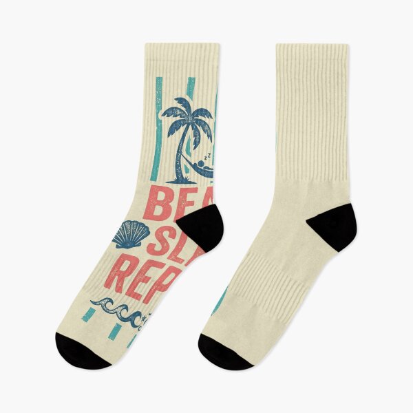 Item preview, Beach Sleep Repeat Vintage Hammock Tropical Summer Vacation designed and sold by AdyKurniawan.