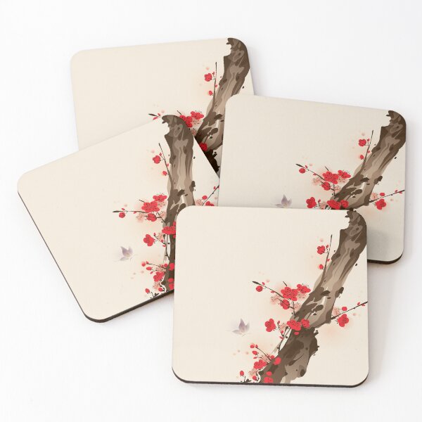 Item preview, Oriental Plum Blossoms in Bloom - 009 designed and sold by OriArtiste.