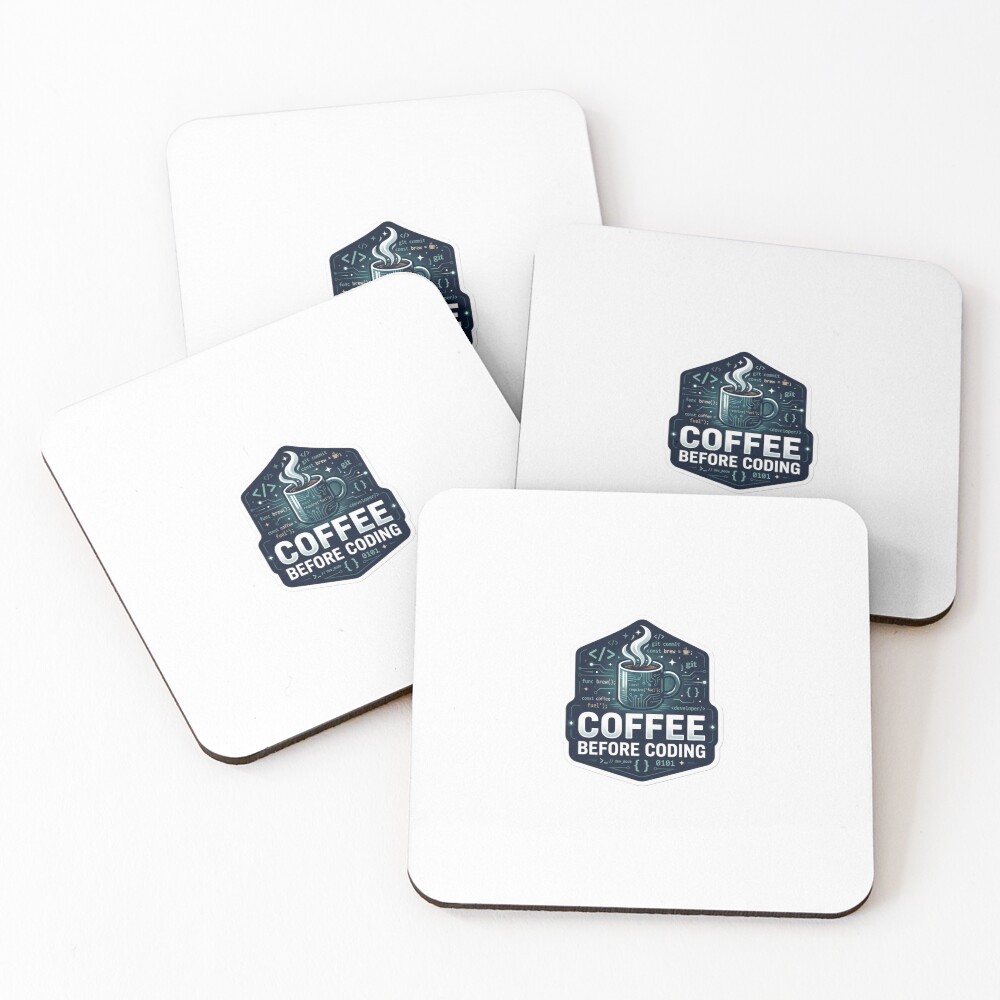 Item preview, Coasters (Set of 4) designed and sold by CtrlZHumor.