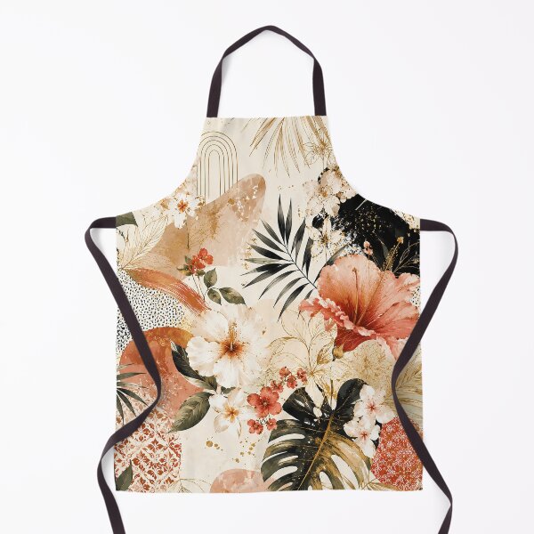 Item preview, Boho Tropical Floral Abstract Pattern designed and sold by ArtStyleAlice.