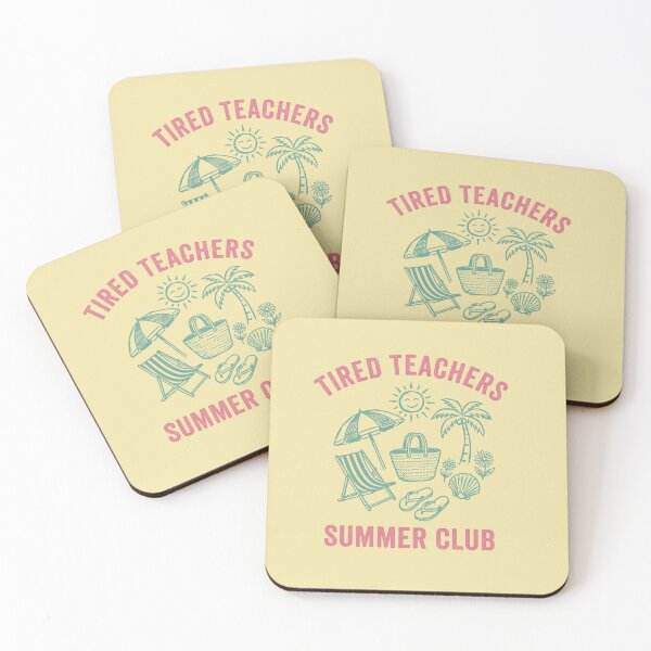 Item preview, Tired Teachers Summer Club Retro Beach Vacation 90s Aesthetic designed and sold by AdyKurniawan.