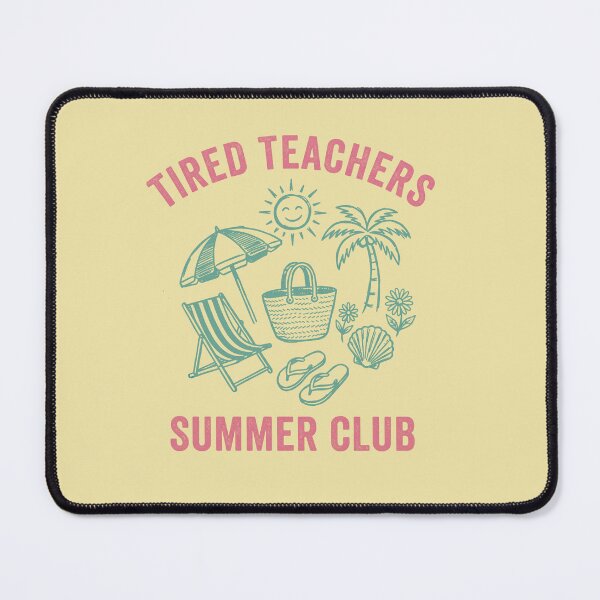 Item preview, Tired Teachers Summer Club Retro Beach Vacation 90s Aesthetic designed and sold by AdyKurniawan.