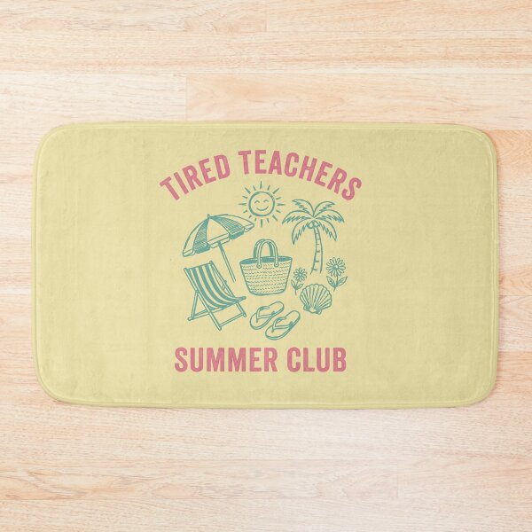 Item preview, Tired Teachers Summer Club Retro Beach Vacation 90s Aesthetic designed and sold by AdyKurniawan.