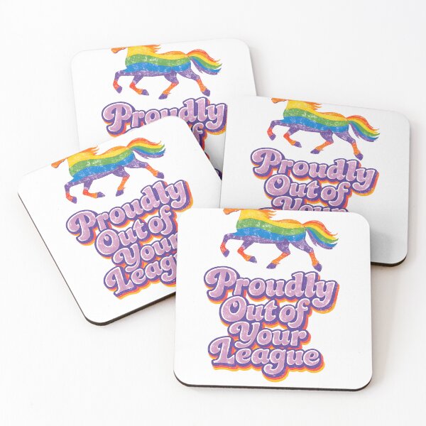 Item preview, Proudly Out of Your League Unicorn designed and sold by KungPowUnicorn.