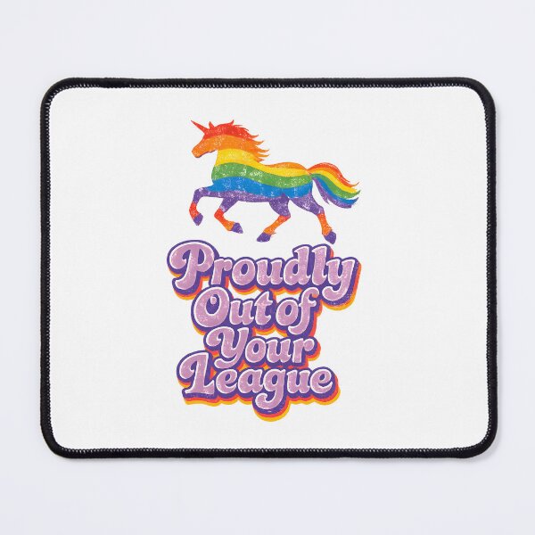 Item preview, Proudly Out of Your League Unicorn designed and sold by KungPowUnicorn.