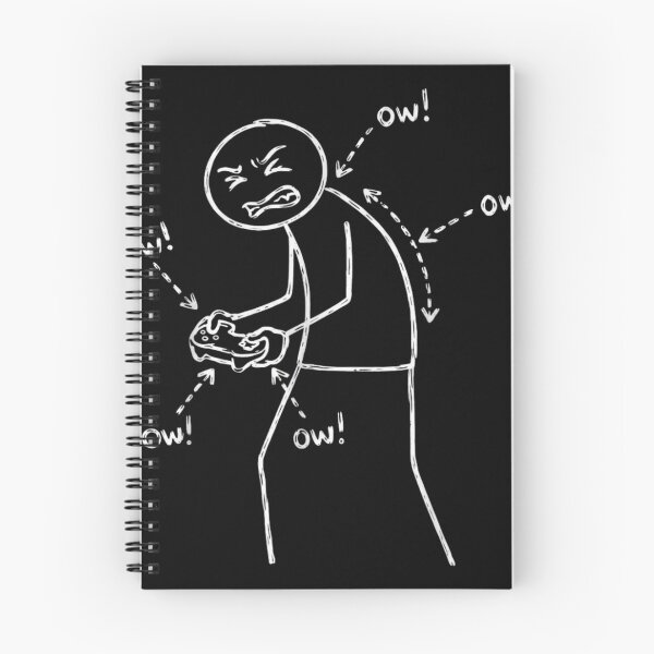 Item preview, Funny Gamer Posture Stick Figure Back Pain Humor designed and sold by haitrieuic96.