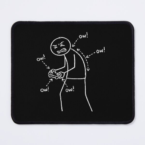 Item preview, Funny Gamer Posture Stick Figure Back Pain Humor designed and sold by haitrieuic96.
