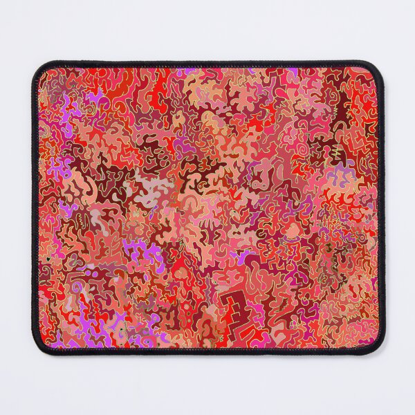 Item preview, Vibrant Pink Abstract Doodle Pattern | Chaotic Pop Art Line Design designed and sold by Zeddessay.