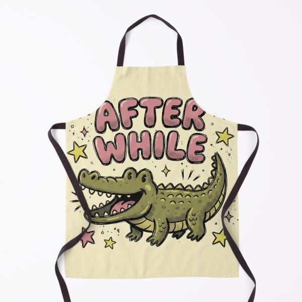 Item preview, Retro After A While Crocodile Funny Summer Gator Comic Style designed and sold by AdyKurniawan.