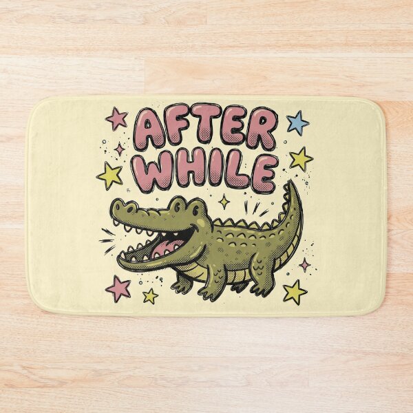 Item preview, Retro After A While Crocodile Funny Summer Gator Comic Style designed and sold by AdyKurniawan.