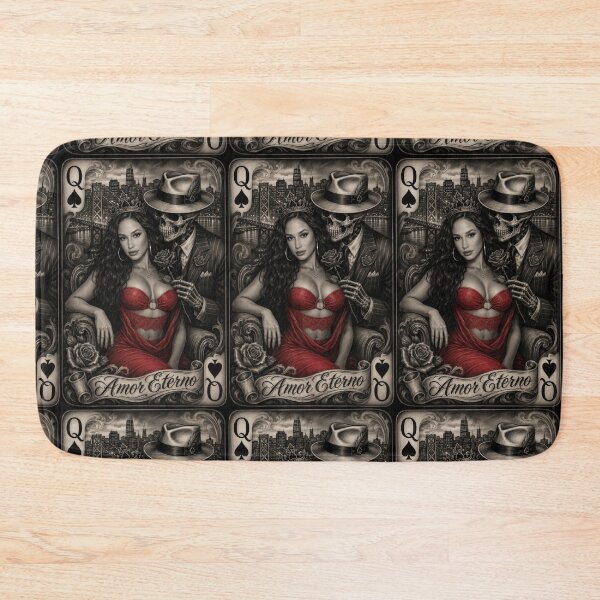 Item preview, Amor Eterno Queen of Spades, Queen of Hearts, Soul of the Dead designed and sold by DyfunctionalTee.