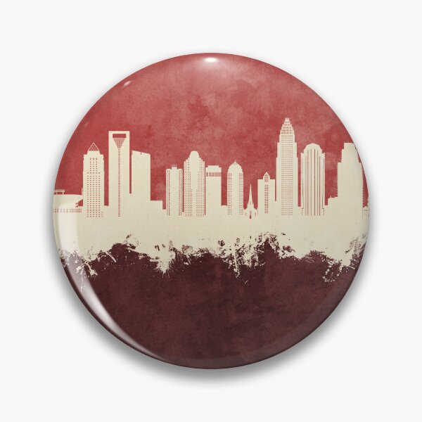 Item preview, Charlotte North Carolina Skyline designed and sold by ArtPrints.