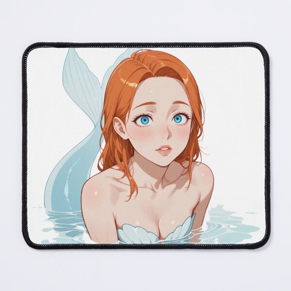 Item preview, Anime Mermaid Waifu Shy Ningyo Art designed and sold by Shirt-Otakus.