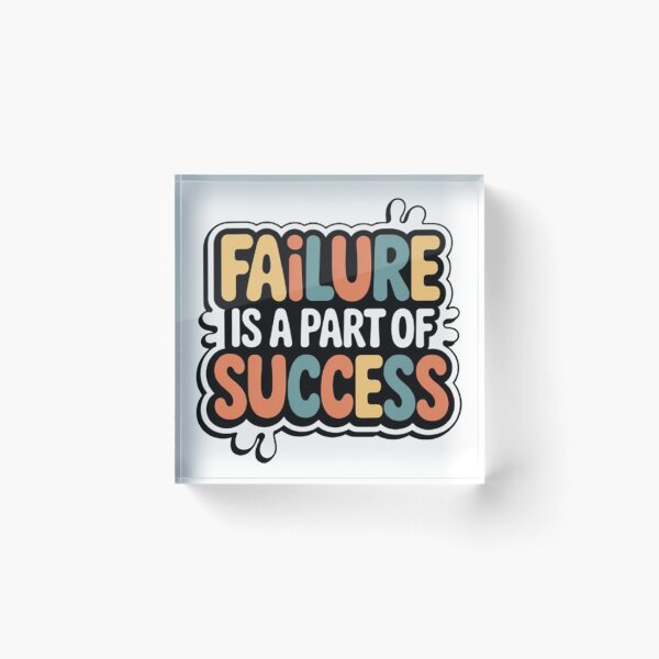 Item preview, Failure Is a Part of Success Typography Design designed and sold by Craft99.