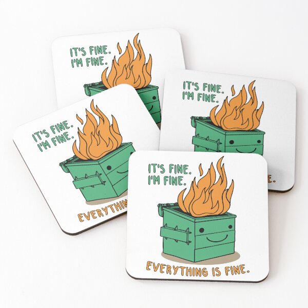 Item preview, Everything Is Fine designed and sold by abstractsmile.
