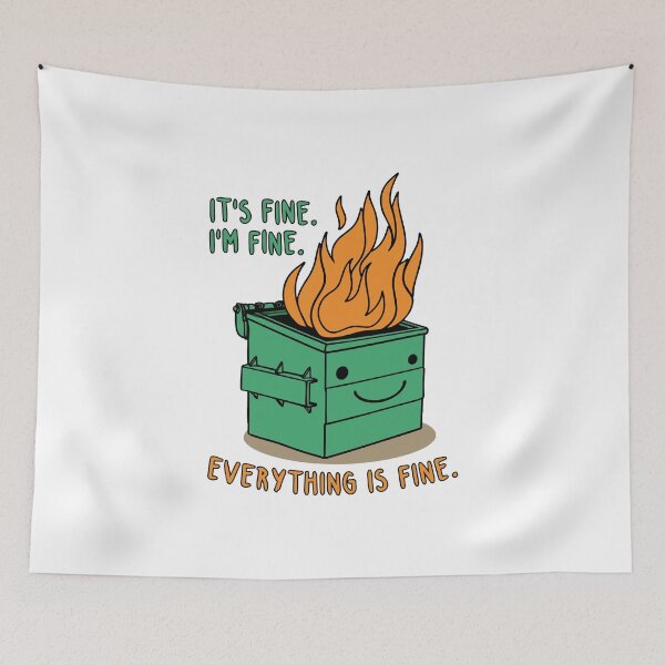 Item preview, Everything Is Fine designed and sold by abstractsmile.