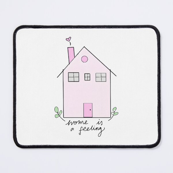 Item preview, Home Is a Feeling Cottage Illustration designed and sold by dgtlbyglor.