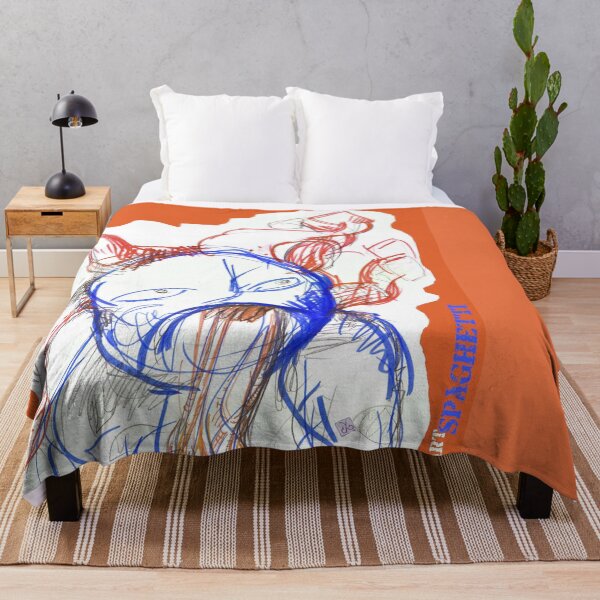 Item preview, Clown Eating Heart Spaghetti - Fauve (Original Painting by ACCI) designed and sold by VanyssaGraphics.