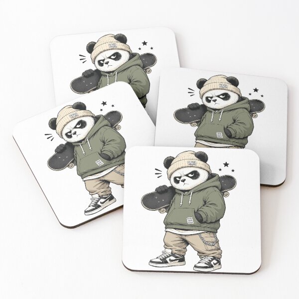 Item preview, Cool Skateboard Panda Streetwear Kawaii Animal designed and sold by Krincydigitalart.